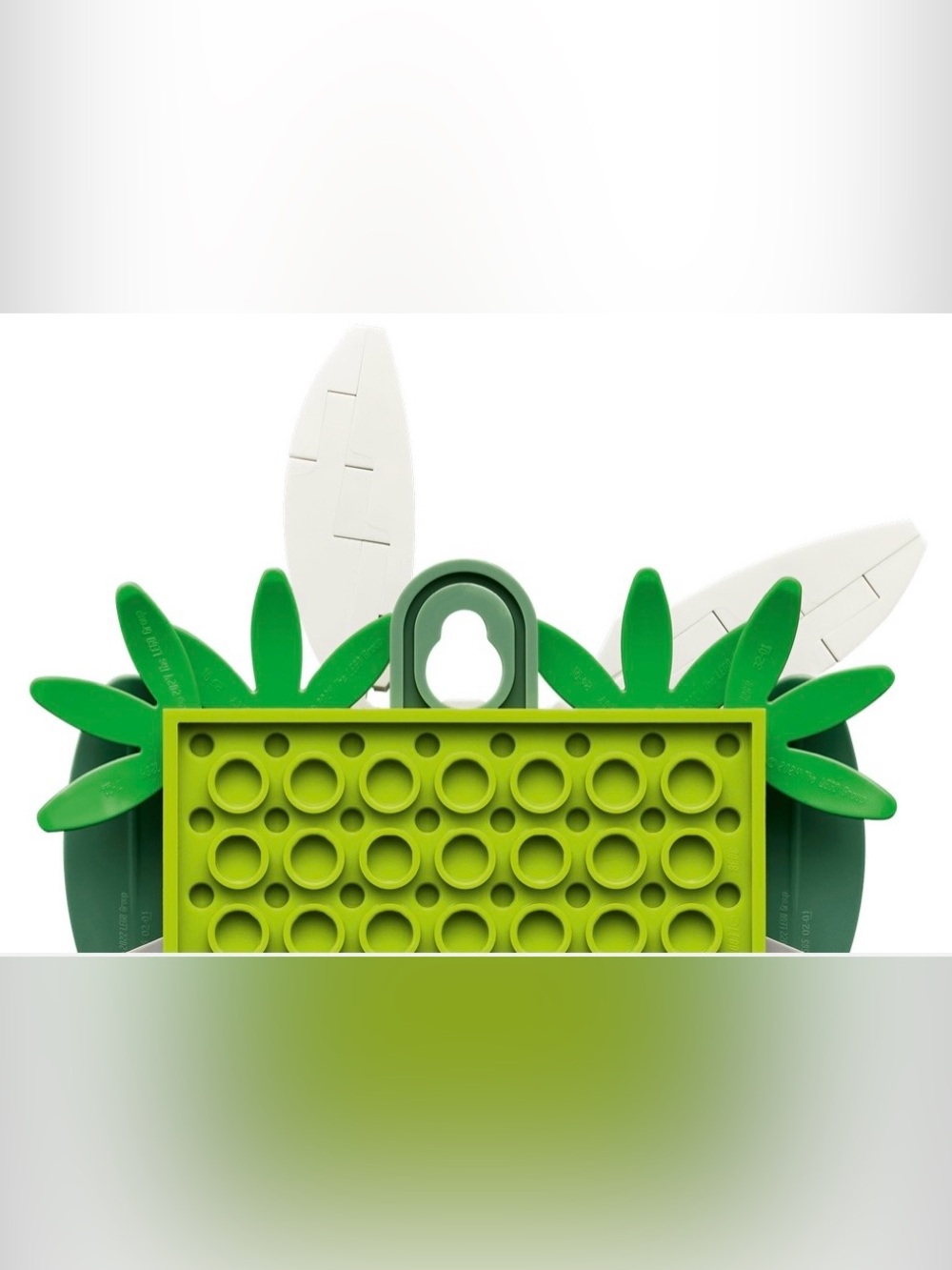 Lego Spring Wreath with White Bunny and Yellow Bow - Picture 10 of 12
